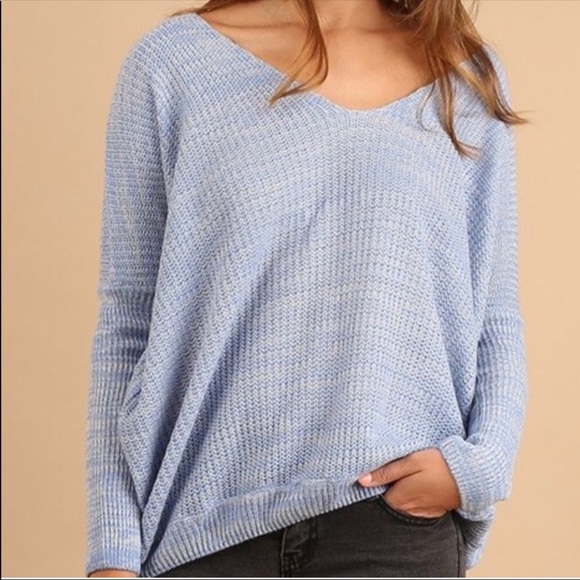 Criss cross oversized knit sweater - Picture 4 of 4